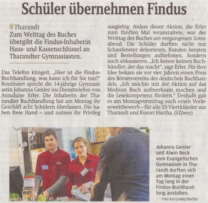Schüler bei Findus